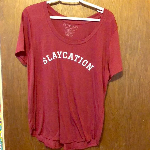 “Slaycation” t-shirt. - Picture 1 of 2